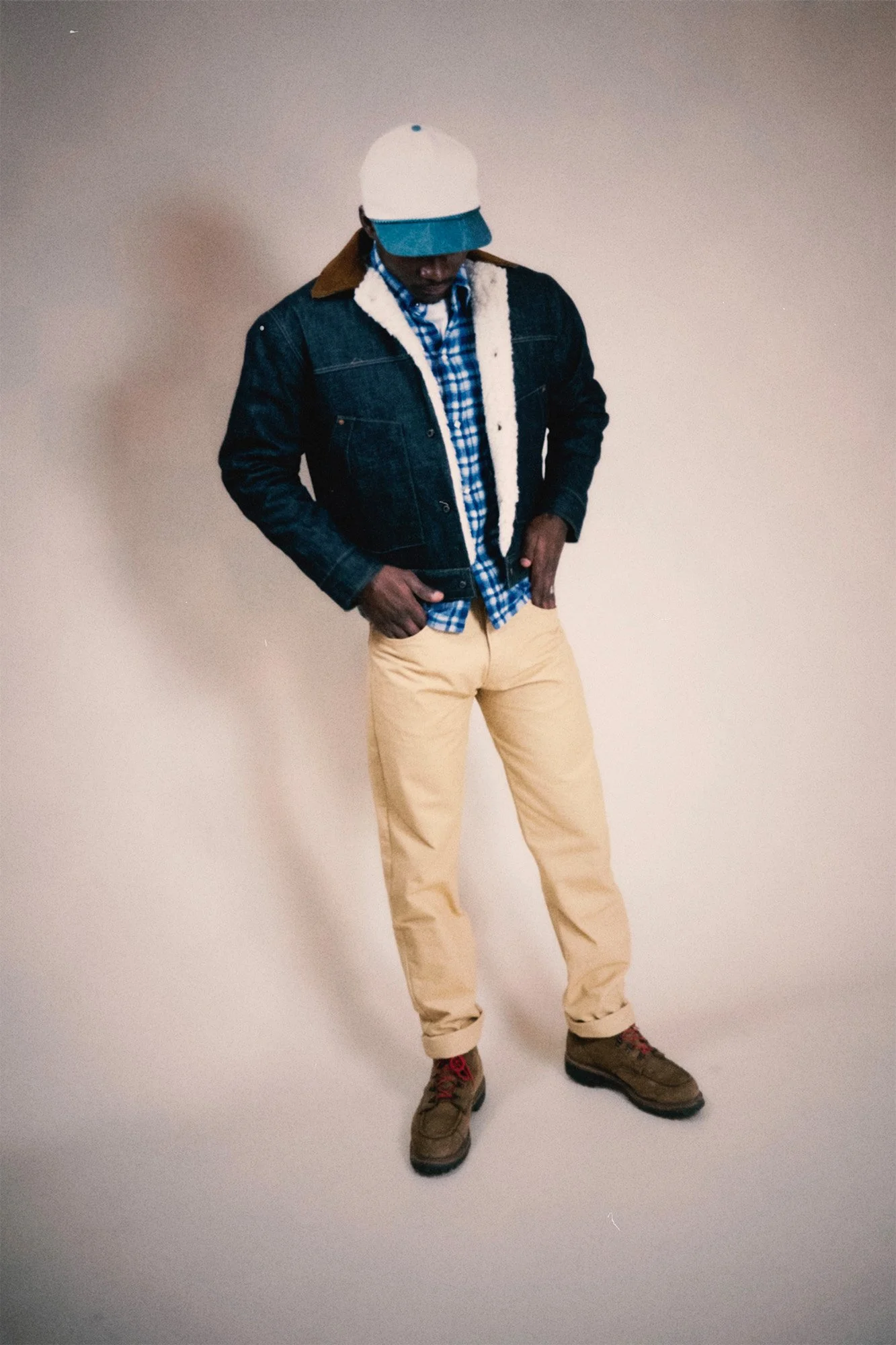 FBC TAILOR & SUPPLY DENIM SHERPA JACKET — FBC TAILOR & SUPPLY